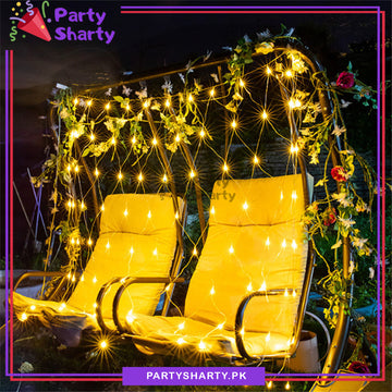 LED Net String Lights Indoor Outdoor Mesh Lighting Electric Operated for Party Celebration & Home Decorations